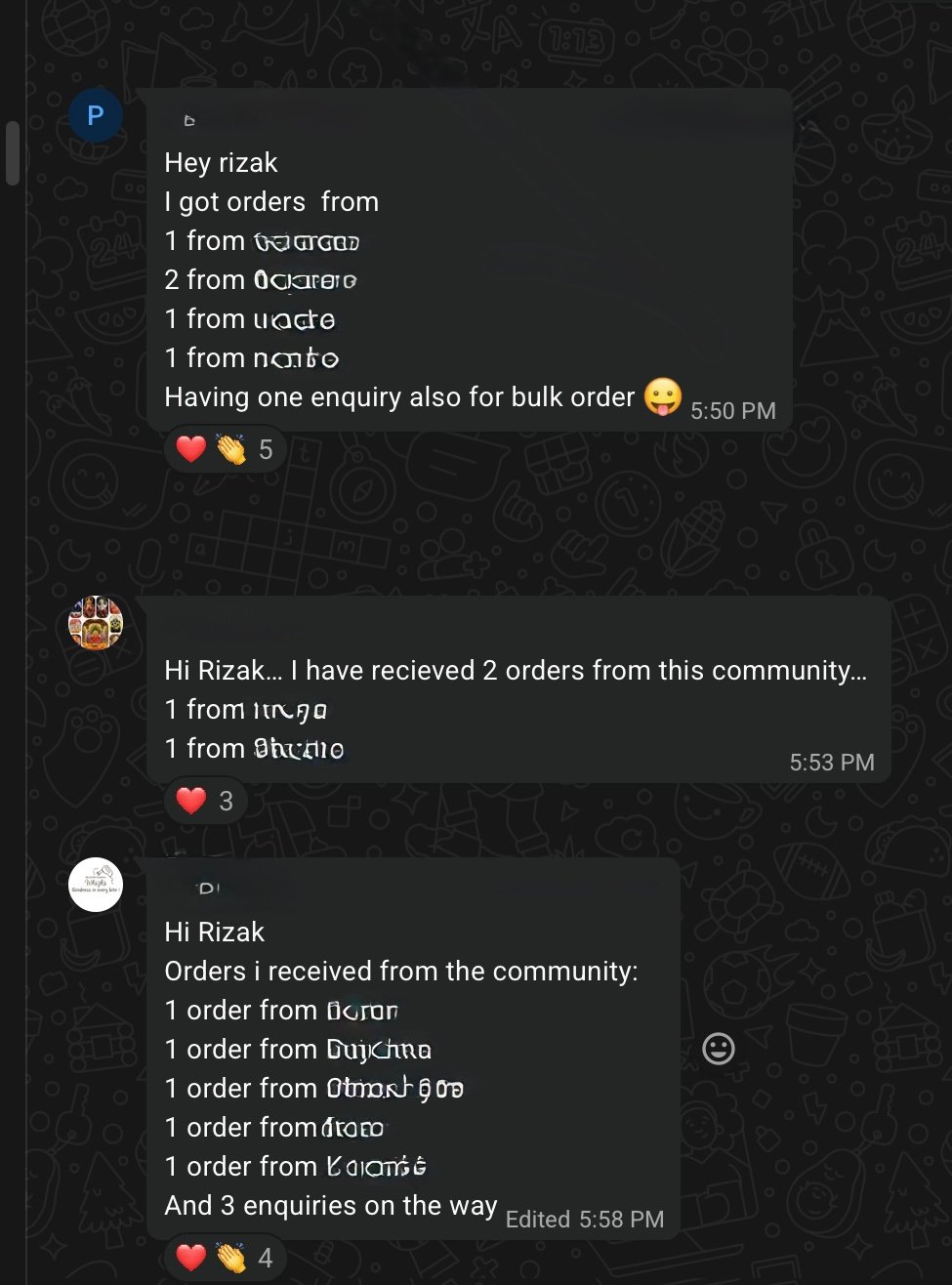 Community win screenshot
