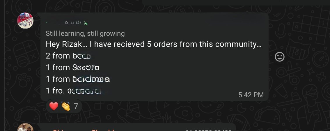 Community win screenshot